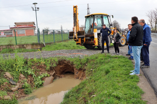 STOŽER CIVILNE ZA&Scaron;TITE GRADA ĐAKOVA NA TERENU, BRZA REAKCIJA NA PRIJETNJU POPLAVA