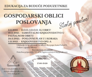 BESPLATNE EDUKACIJE ZA BUDUĆE PODUZETNIKE