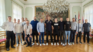 KO&Scaron;ARKA&Scaron;KI KLUB ĐAKOVO, NOVI PRVOLIGA&Scaron;, NA PRIJEMU KOD GRADONAČELNIKA MANDARIĆA
