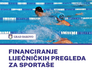 OD PONEDJELJKA KREĆE PODNOŠENJE ZAHTJEVA ZA FINANCIRANJE ZDRAVSTVENIH PREGLEDA SPORTAŠA