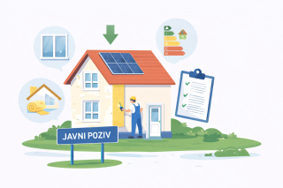 JAVNI POZIV ZA POTICANJE ENERGETSKE UČINKOVITOSTI OBITELJSKIH KUĆA U 2026. GODINI