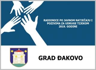 RADIONICE PO JAVNOM NATJEČAJU I POZIVIMA ZA UDRUGE TIJEKOM 2019. GODINE