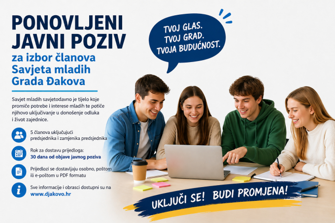 Đakovo ponavlja igru: Savjet mladih traži mlade, ali gdje su im svi?!