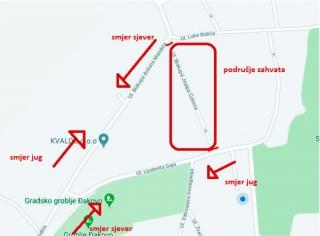 PRIVREMENA OBUSTAVA PROMETA U ULICI BISKUPA JOSIPA ĆOLNIĆA